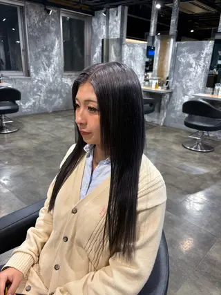 ロング カラー ハイトーン 横浜💞ミオのヘアスタイル