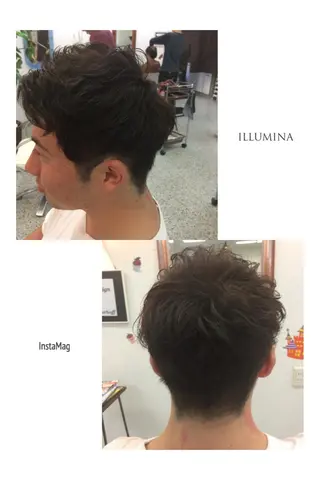 カラー メンズ 山内 聡史のヘアスタイル