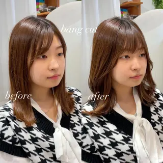 ミディアム レイヤー/顔まわり /亀戸錦糸町/なつきのヘアスタイル