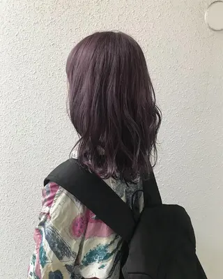 ミディアム カラー インナーカラー/天神 ブリーチ/吉田のヘアスタイル