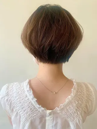 ショート 小沼采唯👧🏼 海好きオヌちゃんのヘアスタイル