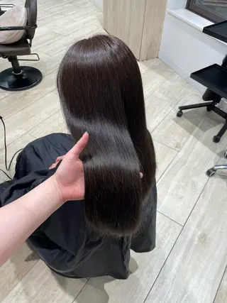 ロング カラー すみれ Euphoriaのヘアスタイル