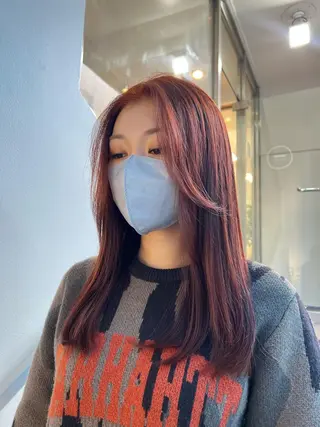 セミロング カラー 【メンズ特化】 寺田遥輝のヘアスタイル