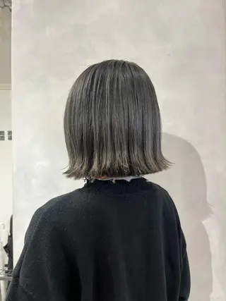 ショート ボブ/ベージュ/ パーマ🪿近森ゆいのヘアスタイル