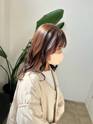 ミディアム 築地 なずなのヘアスタイル