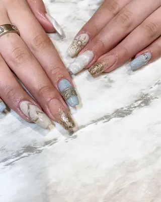 ネイル nail salon  AlgeTy所属・✴︎:.｡. MAKI.｡.:✴︎のネイルデザイン