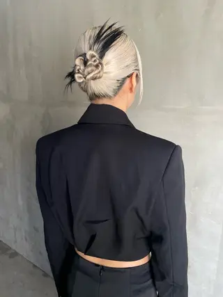 ミディアム ヘアアレンジ レイヤーパーマ、ボブ 小須田ゆあのヘアスタイル