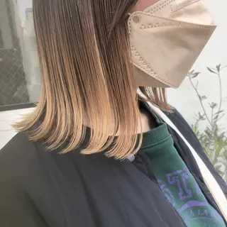 ミディアム カラー パーマ ヘアアレンジ 【ツヤ髪美容師】 ツダケイスケのヘアスタイル