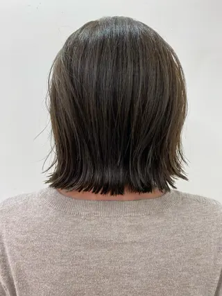 ミディアム カラー 中村/艶カラー/ハイ ライト/髪質改善のヘアスタイル