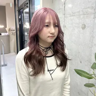 セミロング 青木 芽生のヘアスタイル