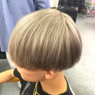 カラー メンズ メンズ特化/パーマ/ ブリーチ/福島 千颯のヘアスタイル