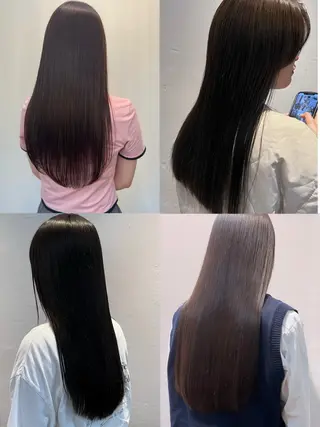 ロング ダン/メンズ/ 顔周り×透明感カラーのヘアスタイル