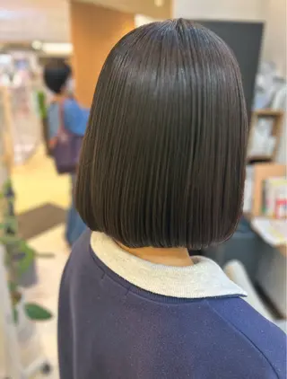 ショート 艶質改善/縮毛矯正 ササキナツミのヘアスタイル