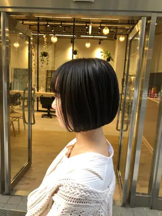 ショート ノツコウダイ /ぱつっとボブのヘアスタイル