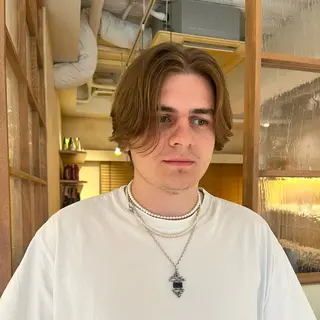 ミディアム パーマ メンズ CANAAN hair salon 表参道店所属・メンズロング／パーマ 村松蒼真のヘアスタイル