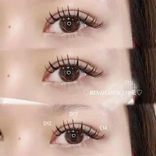 マツエク・マツパ Minami .のマツエク・マツパデザイン