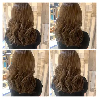 カラー 髪質改善艶髪 ℍ𝔸ℝ𝕌𝕂𝔸のヘアスタイル