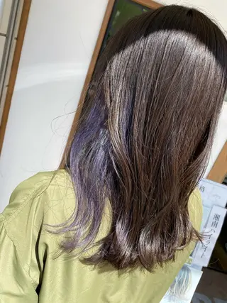 カラー 茅ヶ崎/ハイライト/ ハイトーン/関口実華のヘアスタイル