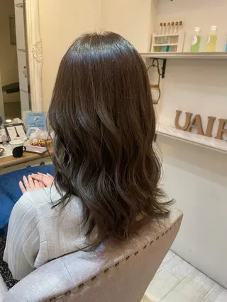 ロング カラー N° uairo 川崎店【ユアイロ】のヘアスタイル