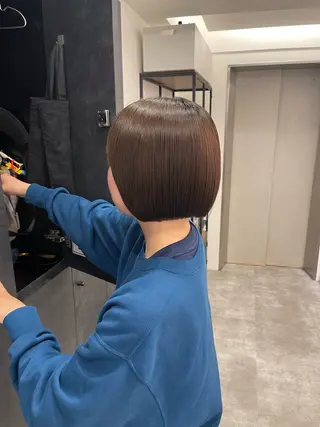 ショート TENSHO ハイトーンレイヤーのヘアスタイル