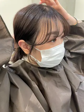 ミディアム カラー ヘアアレンジ 🍃柔らかヘアー田中 瑞希🍃のヘアスタイル