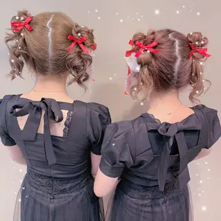 セミロング ヘアアレンジ Aries🫧 missa𓂃🤍のヘアスタイル