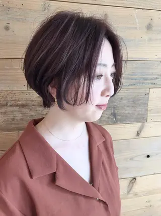 ショート カラー パーマ 🍒【Lib】 AIRI 🍒のヘアスタイル