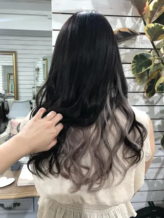 ロング カラー ヘアアレンジ 🦋美髪/エクステ 🦋アベイクミのヘアスタイル