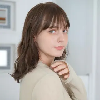 ミディアム カラー パーマ 髪質改善ストレート✨ パーマヘア✨YUKIのヘアスタイル