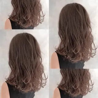 ミディアム ANDO HIKARIのヘアスタイル