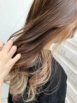 ロング カラー ヘアアレンジ 指名支持率NO.1 スタイリストのヘアスタイル