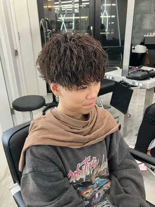ショート パーマ 🪲メンズ美容師 DAISUKE🦎のヘアスタイル