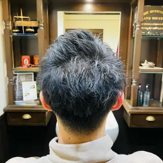 ショート メンズ premium barber表参道店所属・新田 梨乃のヘアスタイル