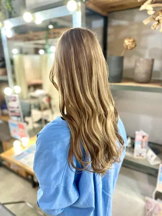 ロング カラー 溜 一太のヘアスタイル