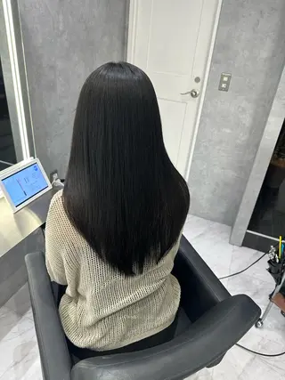 ロング カラー CS made by SHACHU 栄所属・中村 さきのヘアスタイル