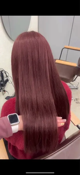 カラー 北川 茉奈のヘアスタイル