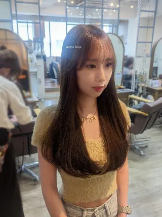 ロング カラー 🩶MIYU🩶 うるつやカラー୨୧のヘアスタイル
