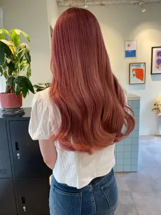 ロング カラー 当日予約大歓迎💗 依田瑞希のヘアスタイル