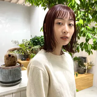 カラー 三好 万葉のヘアスタイル