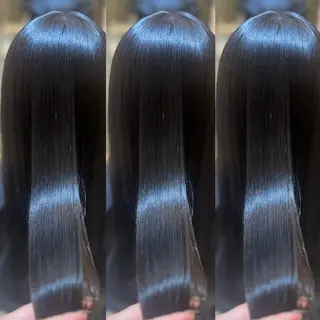 セミロング カラー ラフィスヘアードープ所属・👑髪質改善wカラー /ハイトーン/アユカのヘアスタイル