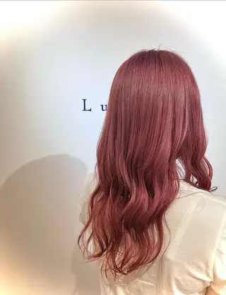 セミロング ブリーチカラー AYANEのヘアスタイル