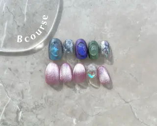 ネイル 💙0203 munimusanのネイルデザイン