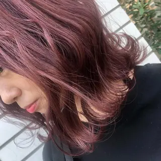 ミディアム カラー ムトウセイマ/艶髪 /艶ケアWブリーチのヘアスタイル