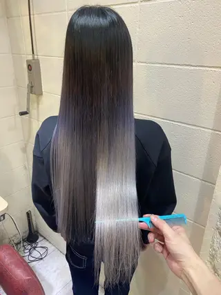 ロング カラー 6Dエクステ 鳥谷ミナトのヘアスタイル