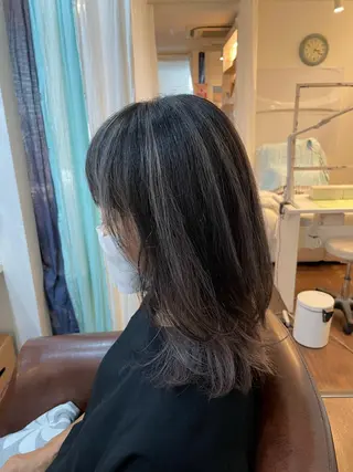 ミディアム 🌈elua yukaのヘアスタイル