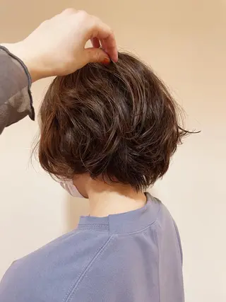 ショート パーマ 高橋 涼香のヘアスタイル