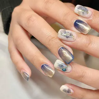 ミディアム パーマ ヘアアレンジ メンズ キッズ ネイル マツエク・マツパ アイブロウ nail&eye Aoのマツエク・マツパデザイン