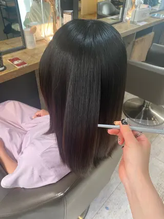 ミディアム 透明感カラー /Kanon️🫧のヘアスタイル