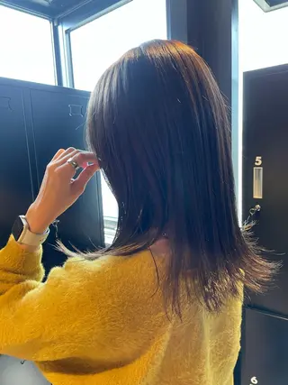 ロング カラー パーマ、ストパー モデル募集、ちはるのヘアスタイル