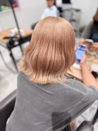 ミディアム Lee 天王寺 Bianのヘアスタイル